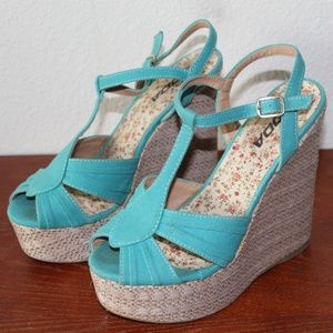 Turqoise Wedges